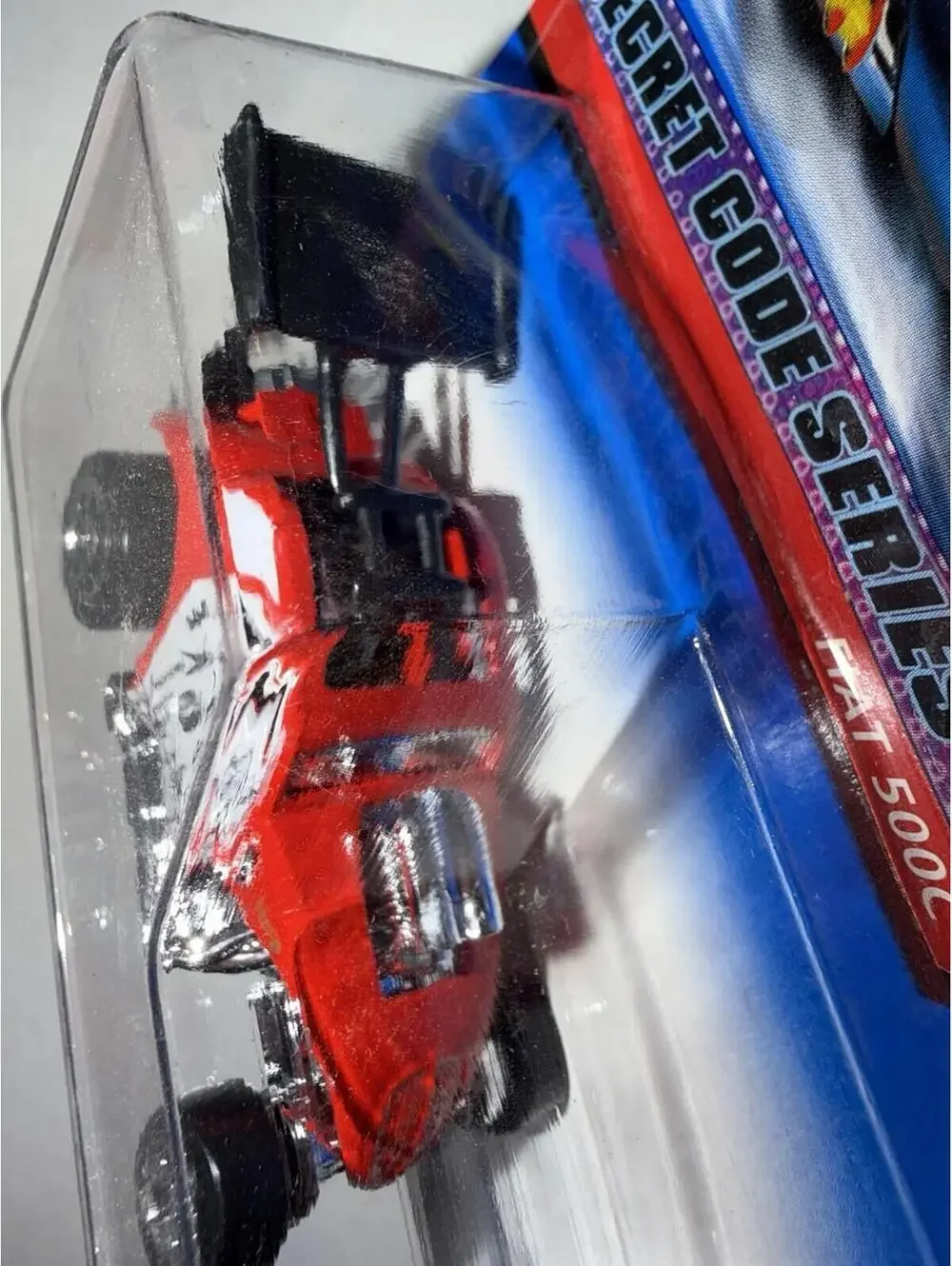 Hot Wheels Secret Code Series Fiat 500C No. 1/4 2000 Collector No. 045 Red